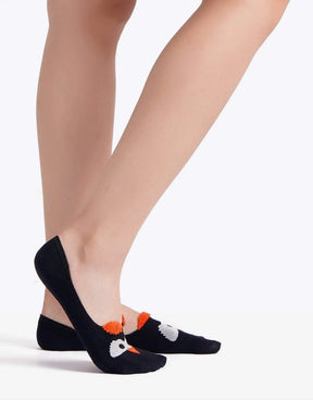 Invisible Socks with Animal Print - 3 Pairs - Carina - كارينا