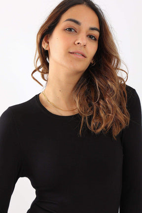 Long Sleeves Viscose Top - Carina - كارينا