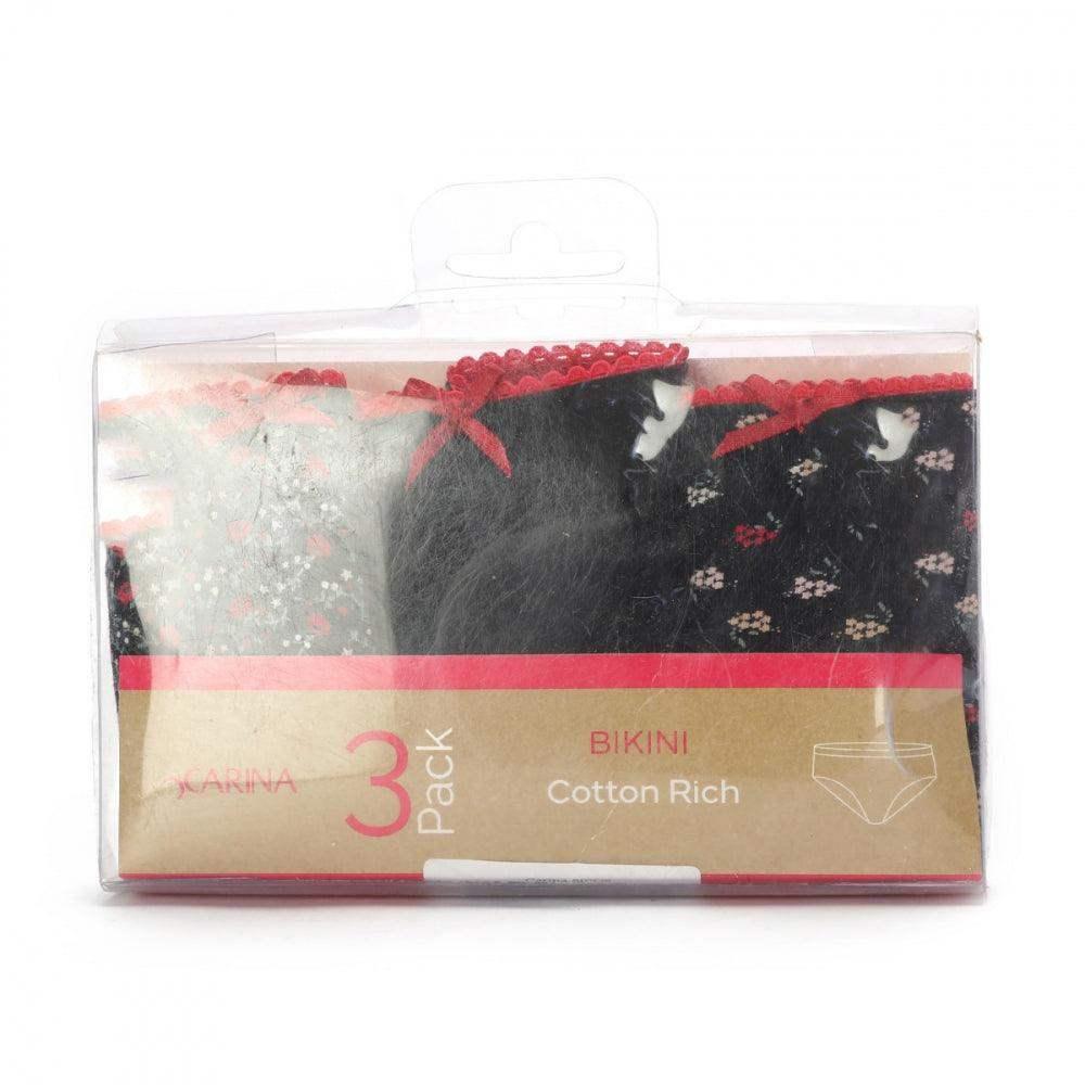 Pack of 3 Bikini Under Wear - Carina - كارينا