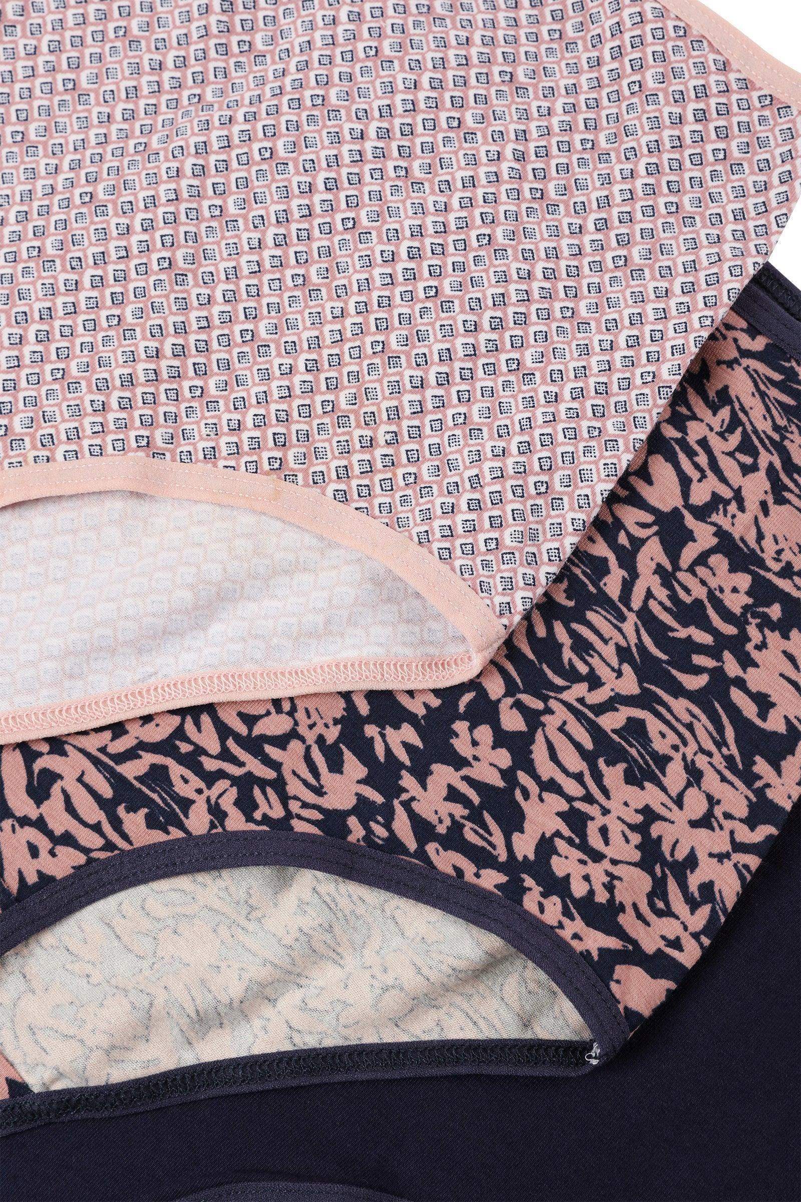 Pack of 3 Colored Full Brief - Carina - كارينا