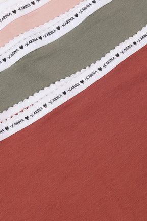 Pack of 3 Colored Full Brief - Carina - كارينا
