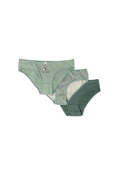 Pack of 3 Cotton Bikini Panties - Carina - كارينا