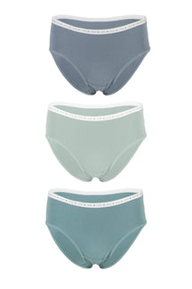 Pack of 3 Plain Brief Panties - Carina - كارينا