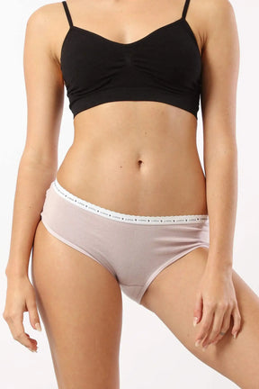 Pack of 3 Plain Brief Panties - Carina - كارينا