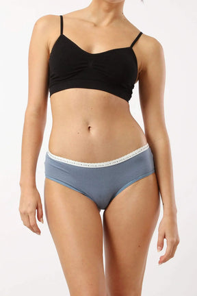 Pack of 3 Plain Brief Panties - Carina - كارينا