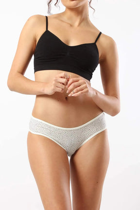 Pack of 7 Cotton Bikini Panties - Carina - كارينا