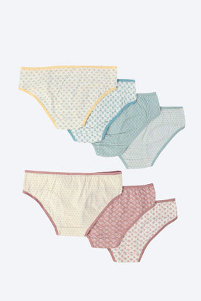 Pack of 7 Cotton Bikini Panties - Carina - كارينا