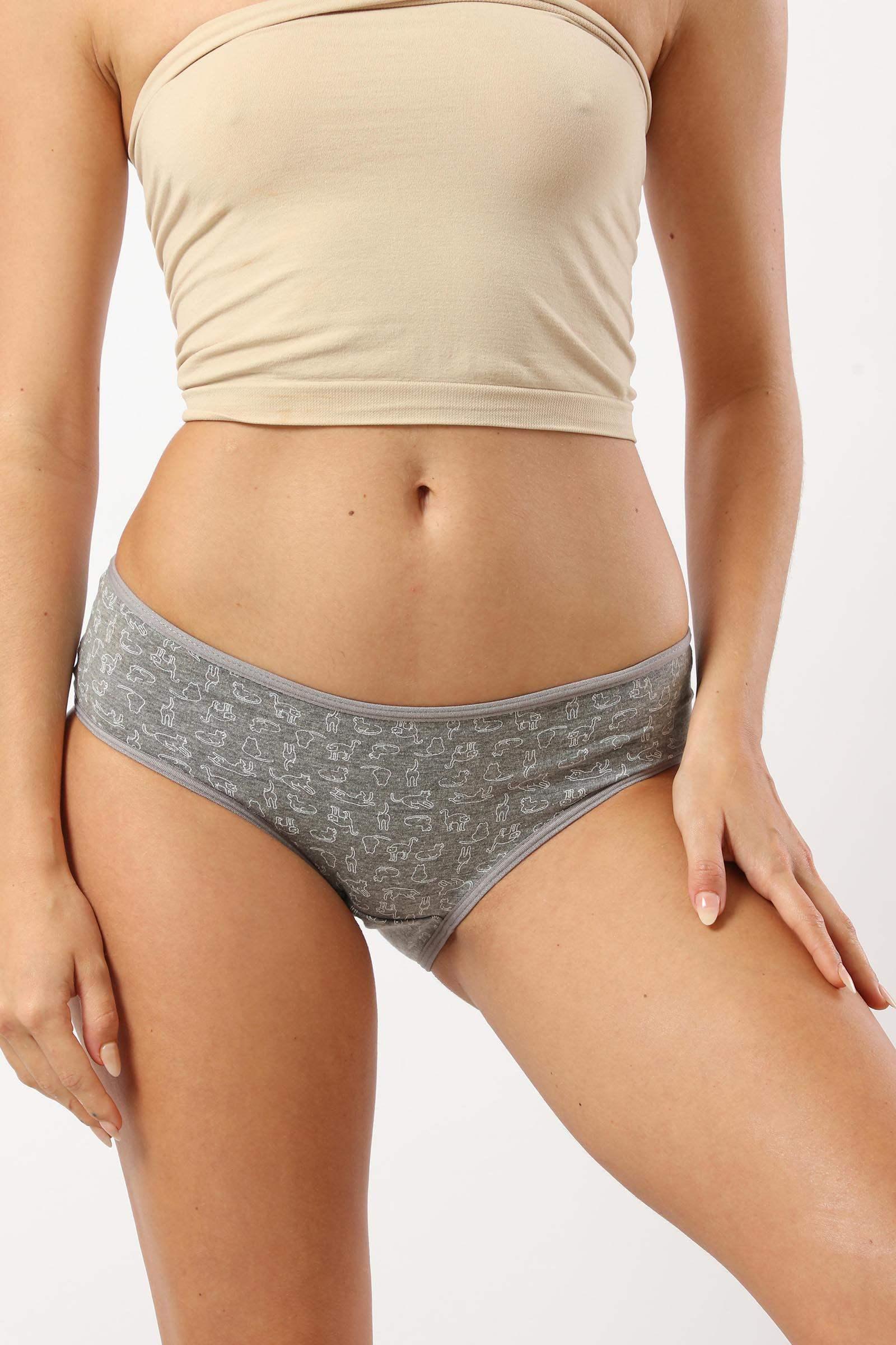 Pack of 7 Cotton Brief Panties - Carina - كارينا