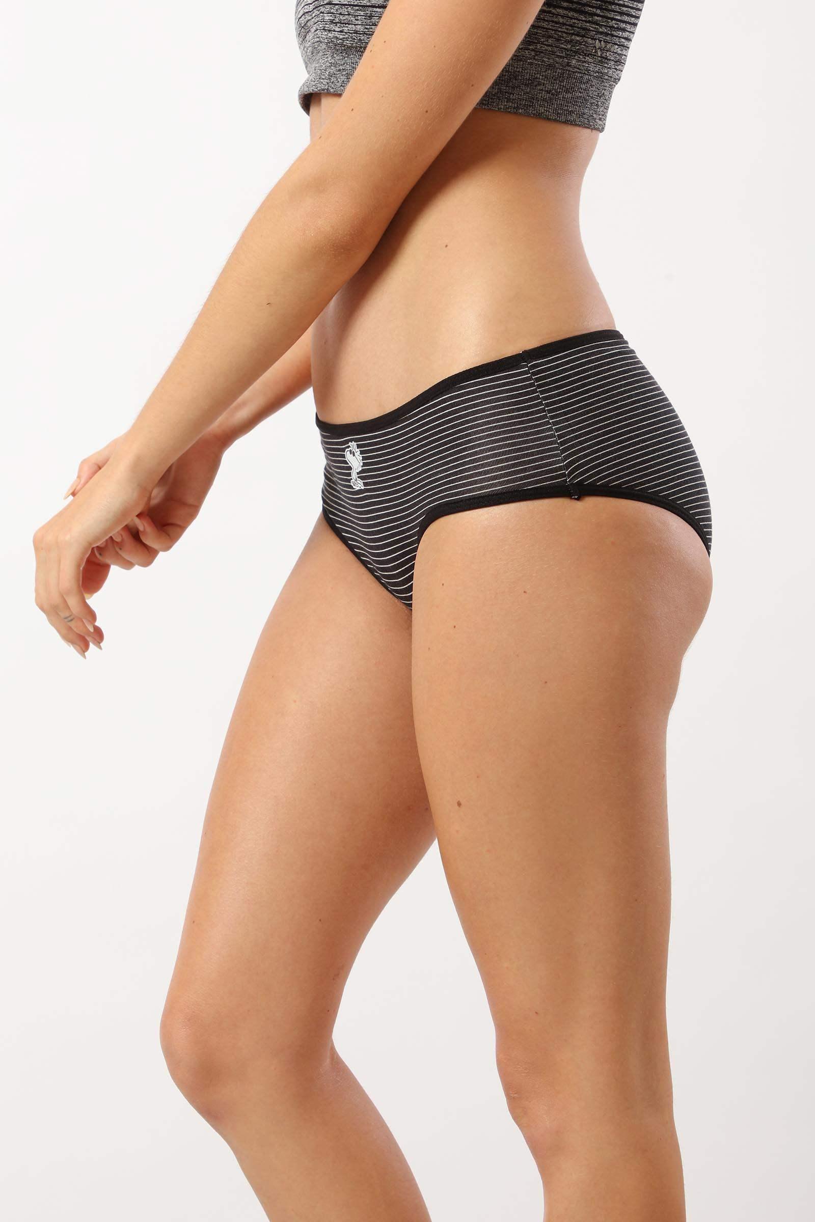 Pack of 7 Cotton Brief Panties - Carina - كارينا