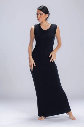 Round Neck Long Sleeveless Dress - Carina - كارينا