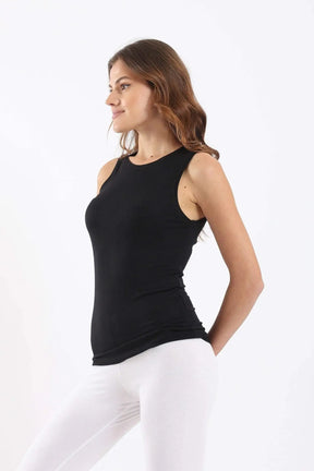 Sleeveless Crew Neck Top - Carina - كارينا