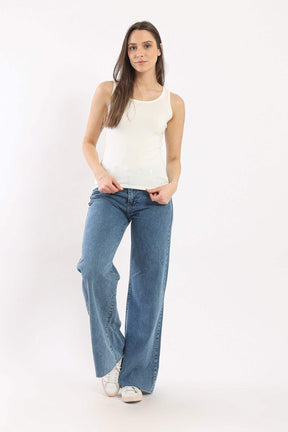 Sleeveless Viscose Tank Top - Carina - كارينا
