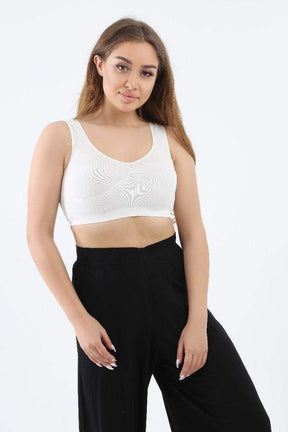 Soft Ribbed Bra - Carina - كارينا