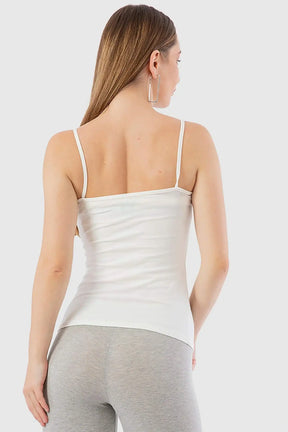 Spaghetti Straps Plain Tank Top - Carina - كارينا