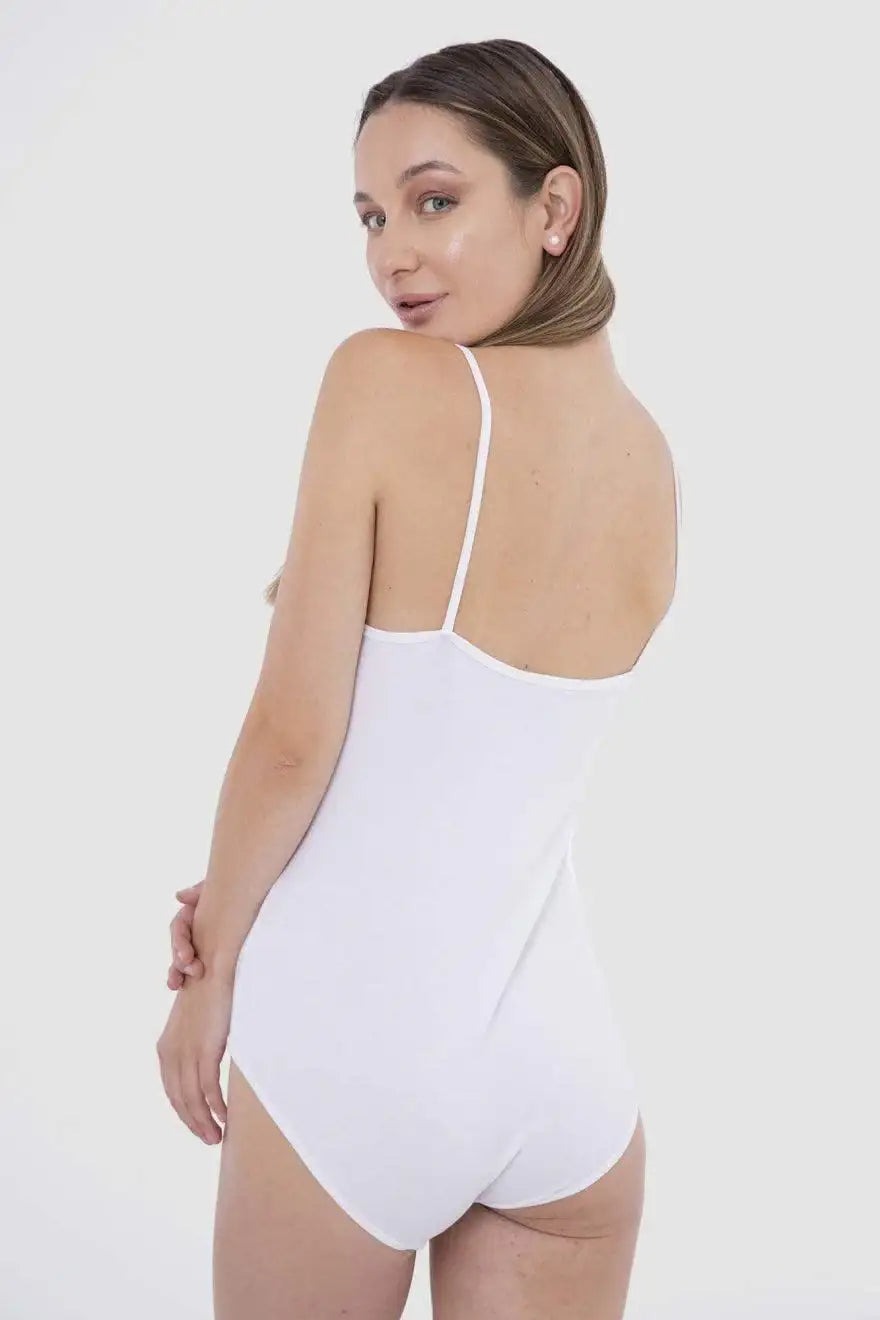 Viscose Sleeveless Bodysuit - Carina - كارينا
