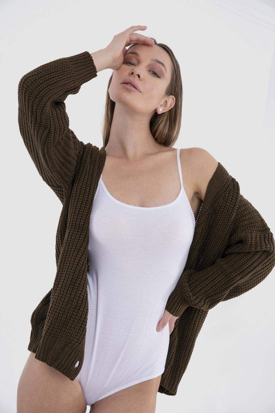 Viscose Sleeveless Bodysuit - Carina - كارينا