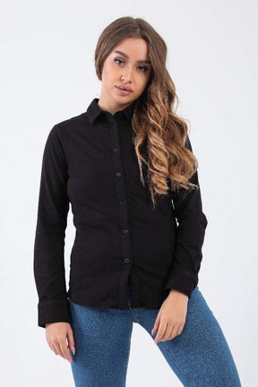Women Cotton Long Sleeves Shirt - Carina - كارينا